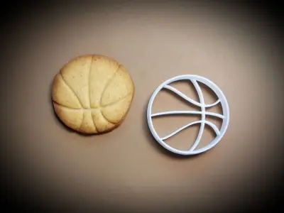 Basketball Coockie Cutter 3D print model