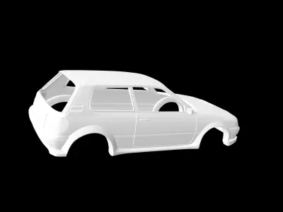 Toyota Corolla GT custom  3D print model