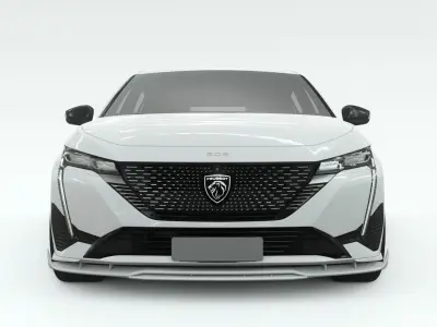 Peugeot 308 2022 3D model 3D model