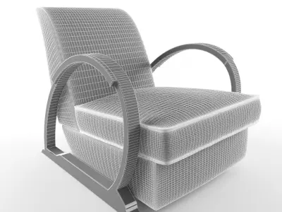 Hugues Chevalier Liberty armchair 3D model