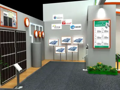 Exhibition - Area - 15X8-3DMAX2009-01 3D model