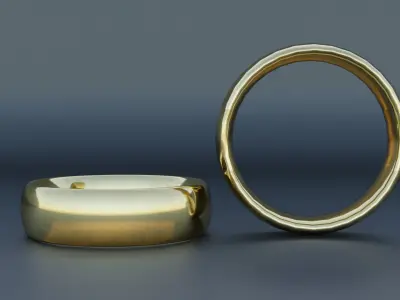 Golden Ring Free 3D print model
