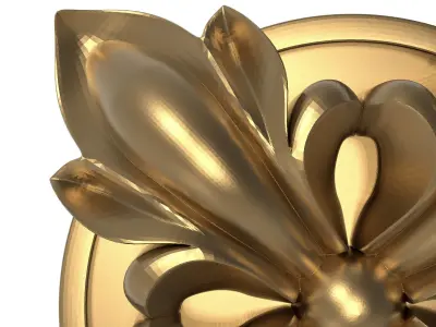 decorative pattern ready for 3D printing 3D model