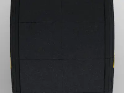 W06 Soft front tyre Low-poly 3D model