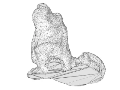 Dog decoration Free 3D model