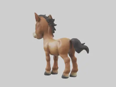 Babyhorse Model 1 Low-poly 3D model
