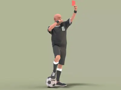 Play by the rules Low-poly 3D model