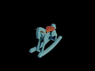  Rocking Horse  3D model