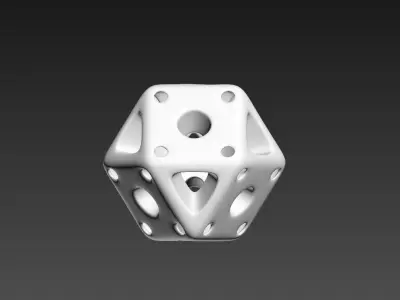 Mathematical  art 3D print model