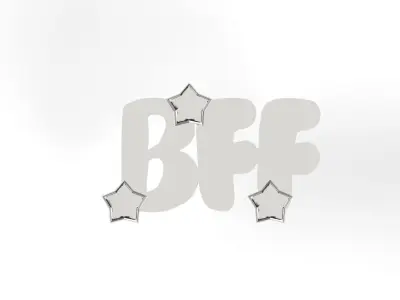 BFF Charm 3D print model