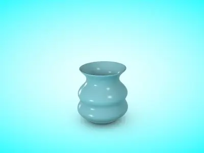 Vase 2 Low-poly 3D model