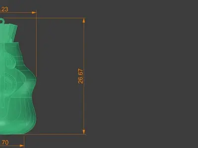 Cash Sack Moneybag Pendant Gold Silver Platinum Luxury Jewelry 3D print model