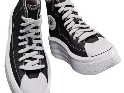 CONVERSE CTAS MOVE HI SNEAKERS 3D model