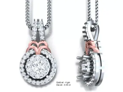 Luxury  pendantt for 3D printing 3D print model