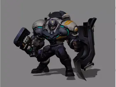 Johnson Mustang Low-poly 3D model