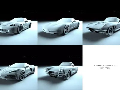 CHEVROLET CORVETTE PACK 3D model