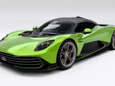 Aston Martin Valhalla 2026 Low-poly 3D model