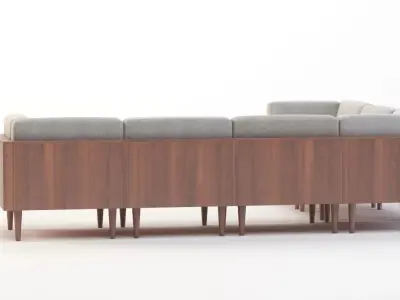 Bellanest Soto Modular Sectional Sofa Corner Module with Cushion 3D model