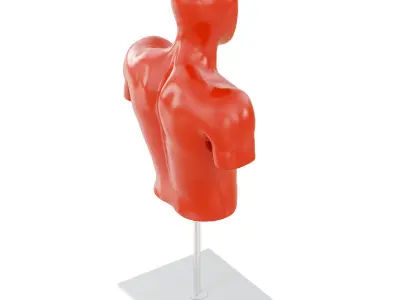 Sports mannequin torso 168 3D model