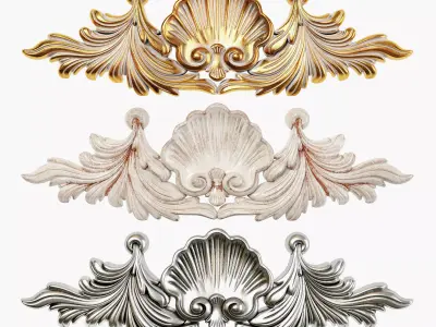 Classic carved 145 3D model