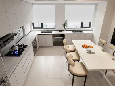 Kitchen Modern interior 94 3D model
