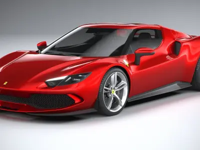 Ferrari 296 GTB 2022 3D model