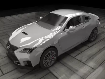 Lexus RCF 2019 3d model 3D model