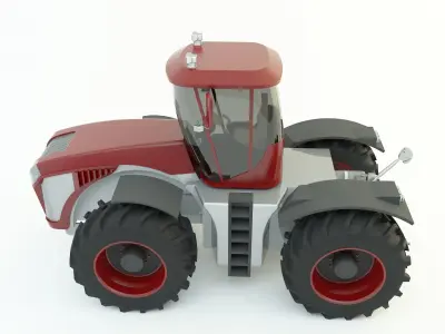 agricultural vehicle tractor 3d model 3D model