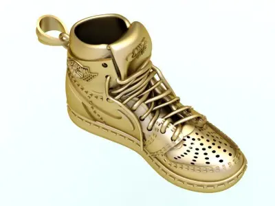 Shoes pendant  - Nike Air Jordan pendant 3D print model