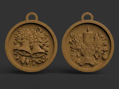 christmas tree decor  3D print model