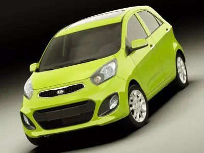 Kia Picanto 5-door 2012 3D model