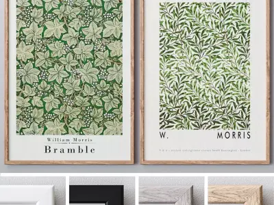 Set of large wall paintings  531 3D model