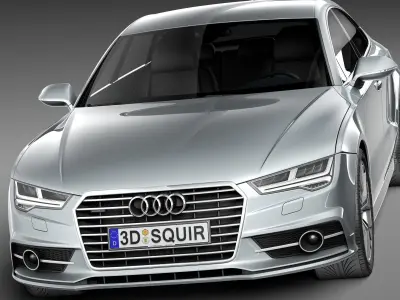 Audi A7 2015 3D model