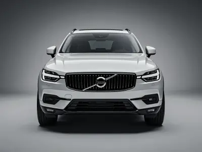 White Volvo XC40 3d Model Low-poly 3D model