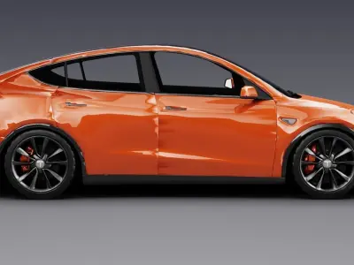 Tesla model Y 2020 3D model