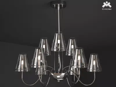 Silba Chandelier 9L 3D model