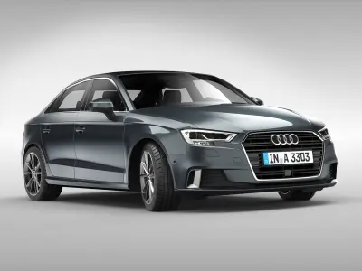 Audi A3 Sedan 2017 3D model
