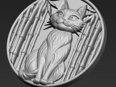 Cat A9 3D print model