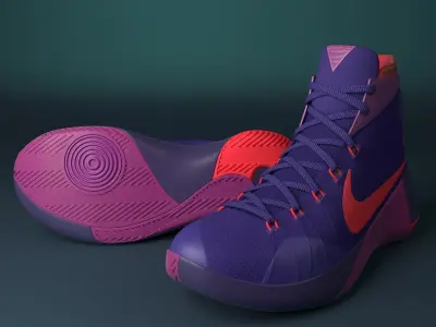 Nike Hyperdunk 2015 3D model