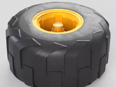 Monster wheel 2  3D model