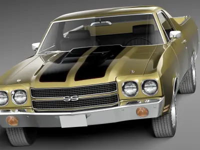 Chevrolet El Camino 1970 3D model