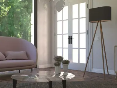 Living Room Design  3D model
