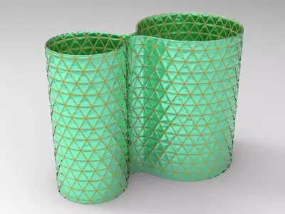 Hosti Pen Holder Low-poly 3D model