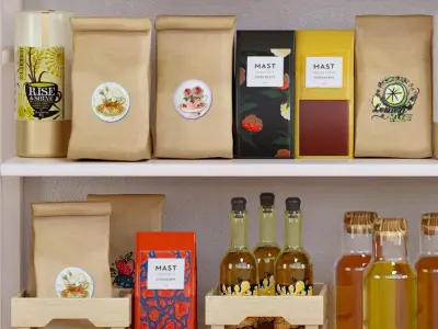 KitchenShelf pantry 3D model