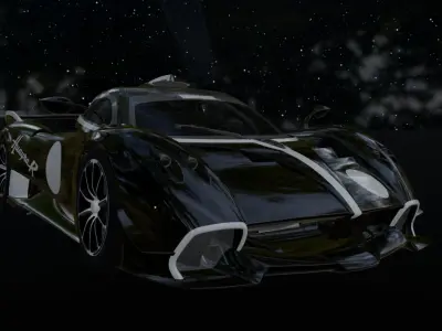 Pagani Huayra R 3D  3D model