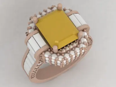 Wedding Ring 3D print model