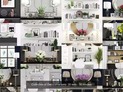 Collection of Decorative sets- 30 sets
