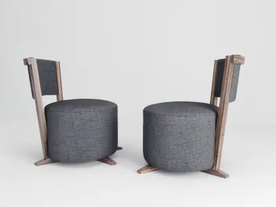 Calliope armchair 3D model
