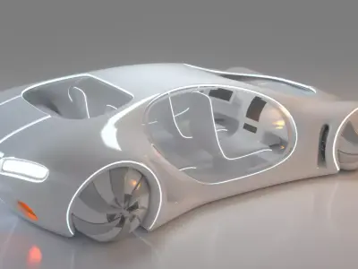 Future Car 34 3D model