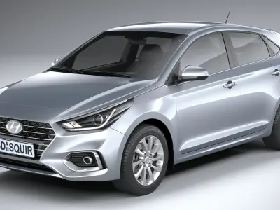 Hyundai Accent 2022 HC4DR 3D model